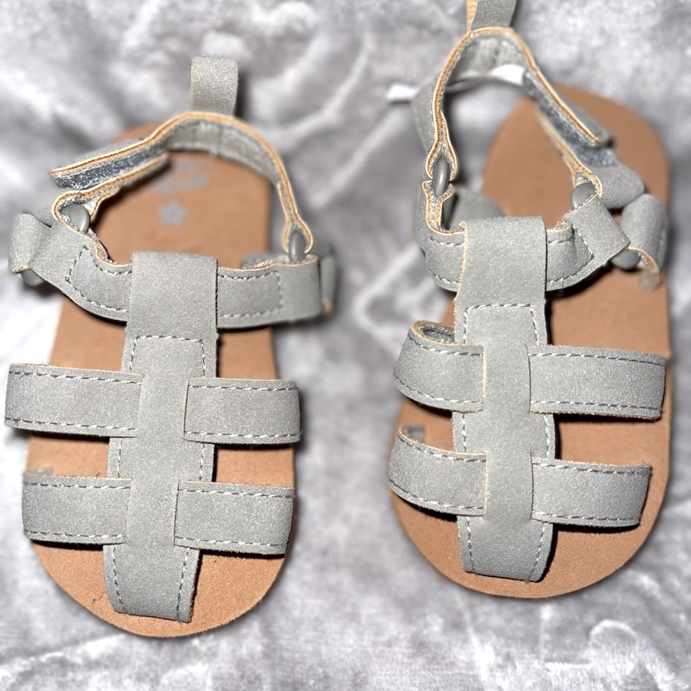 Faux Suede Baby Fisherman’s Sandals